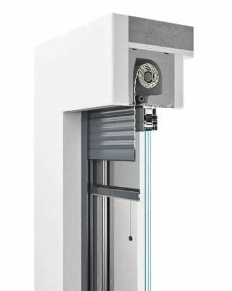SKB STYROTERM top mounted roller shutter system